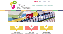 Desktop Screenshot of daniferrarezi.com.br